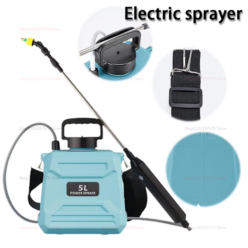 5-Liter Backpack Electric Agri - مراجعة Electric Sprayer Backpack وسعره