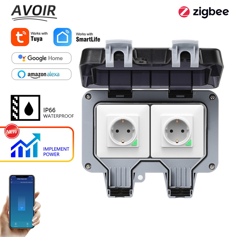 Avoir Tuya Zigbee Electrical S - مراجعة Outdoor Power Rack وسعره