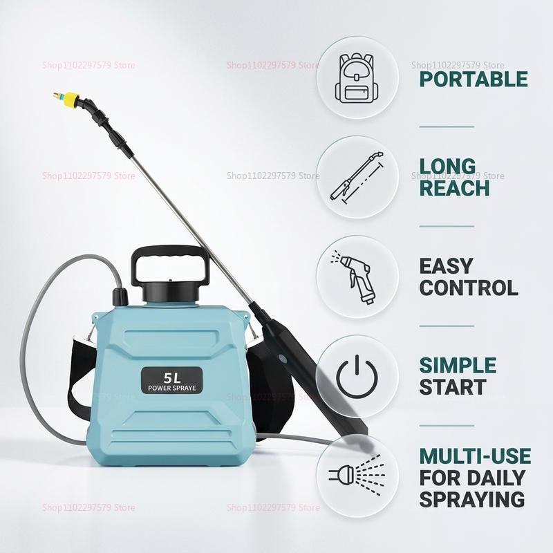For garden 5L Backpack Electri - مراجعة Electric Sprayer Backpack وسعره