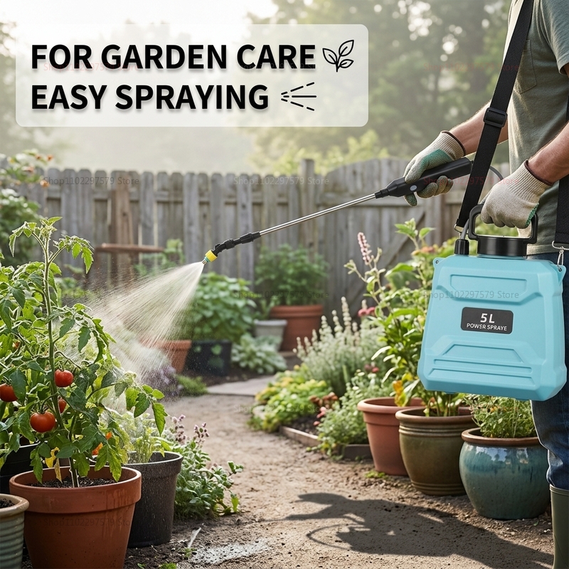 For garden 5L Backpack Electri - مراجعة Electric Sprayer Backpack وسعره