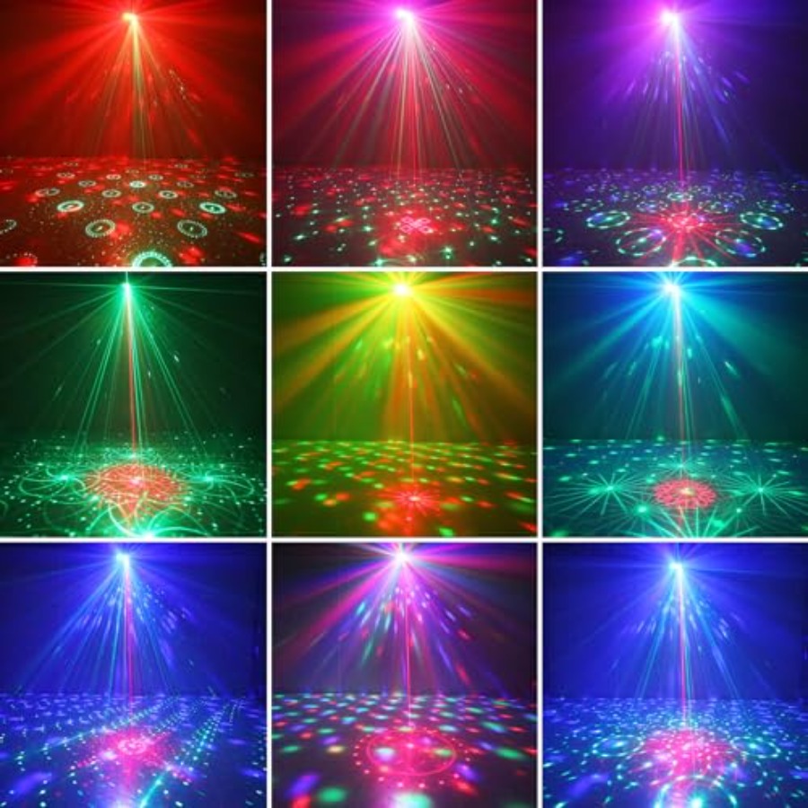7 Lens Disco Ball LightsUSB Po - مراجعة Outdoor Power For Xmas Lights وسعره