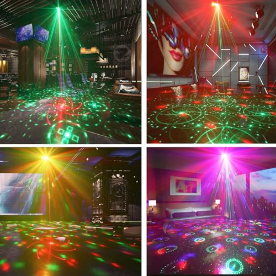 7 Lens Disco Ball LightsUSB Po - مراجعة Outdoor Power For Xmas Lights وسعره