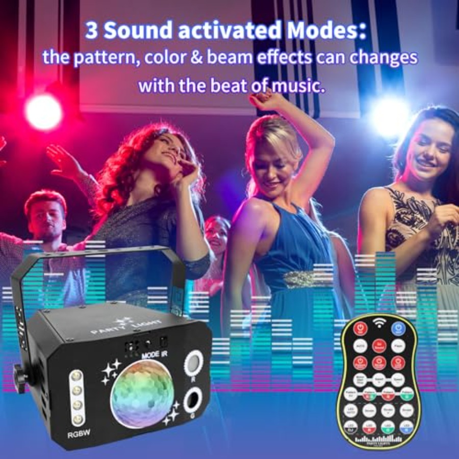 7 Lens Disco Ball LightsUSB Po - مراجعة Outdoor Power For Xmas Lights وسعره