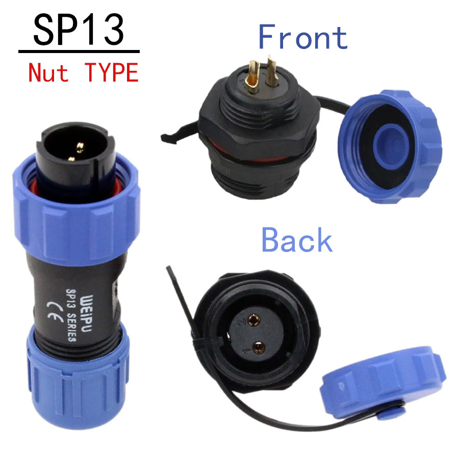 SP13 2Pin Aviation Waterproof  - مراجعة Outdoor Power Outlet Extension وسعره