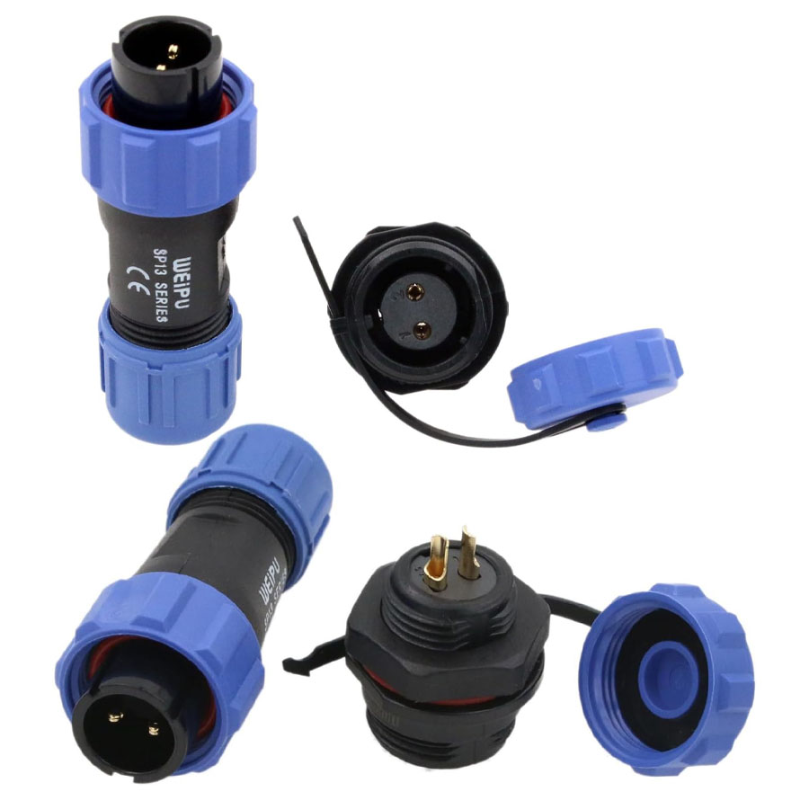 SP13 2Pin Aviation Waterproof  - مراجعة Outdoor Power Outlet Extension وسعره