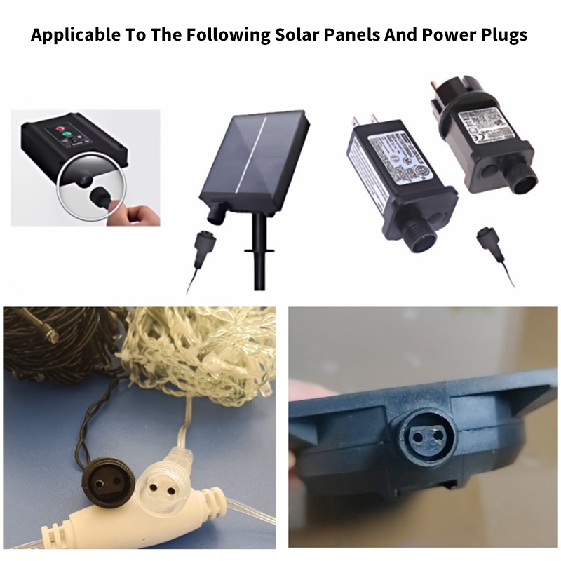 Outdoor 2Pin LED Connector wit - مراجعة Outdoor Power Extension Cord وسعره