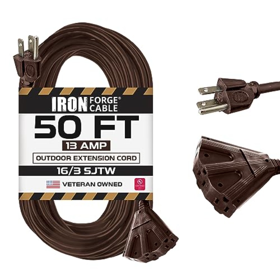 50Feet Outdoor Extension Cord  - مراجعة Outdoor Power Outlet Extension وسعره