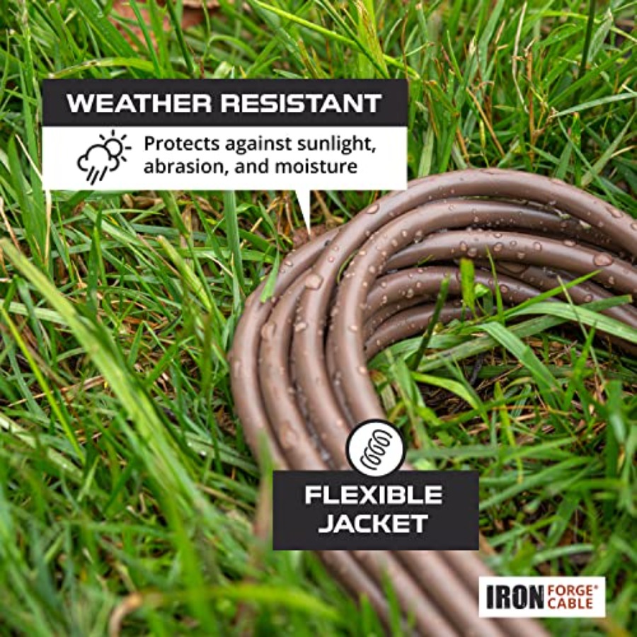 50Feet Outdoor Extension Cord  - مراجعة Outdoor Power Outlet Extension وسعره