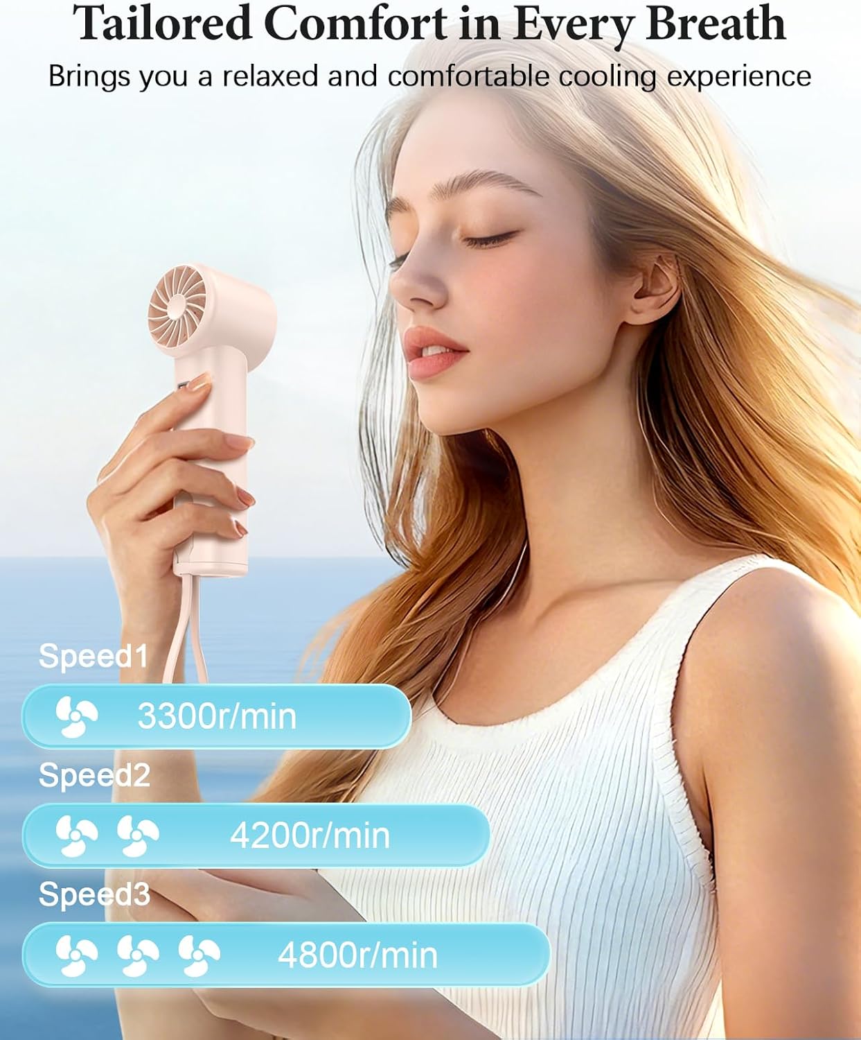 Portable Handheld Fan with Pow - مراجعة Outdoor Power Products وسعره
