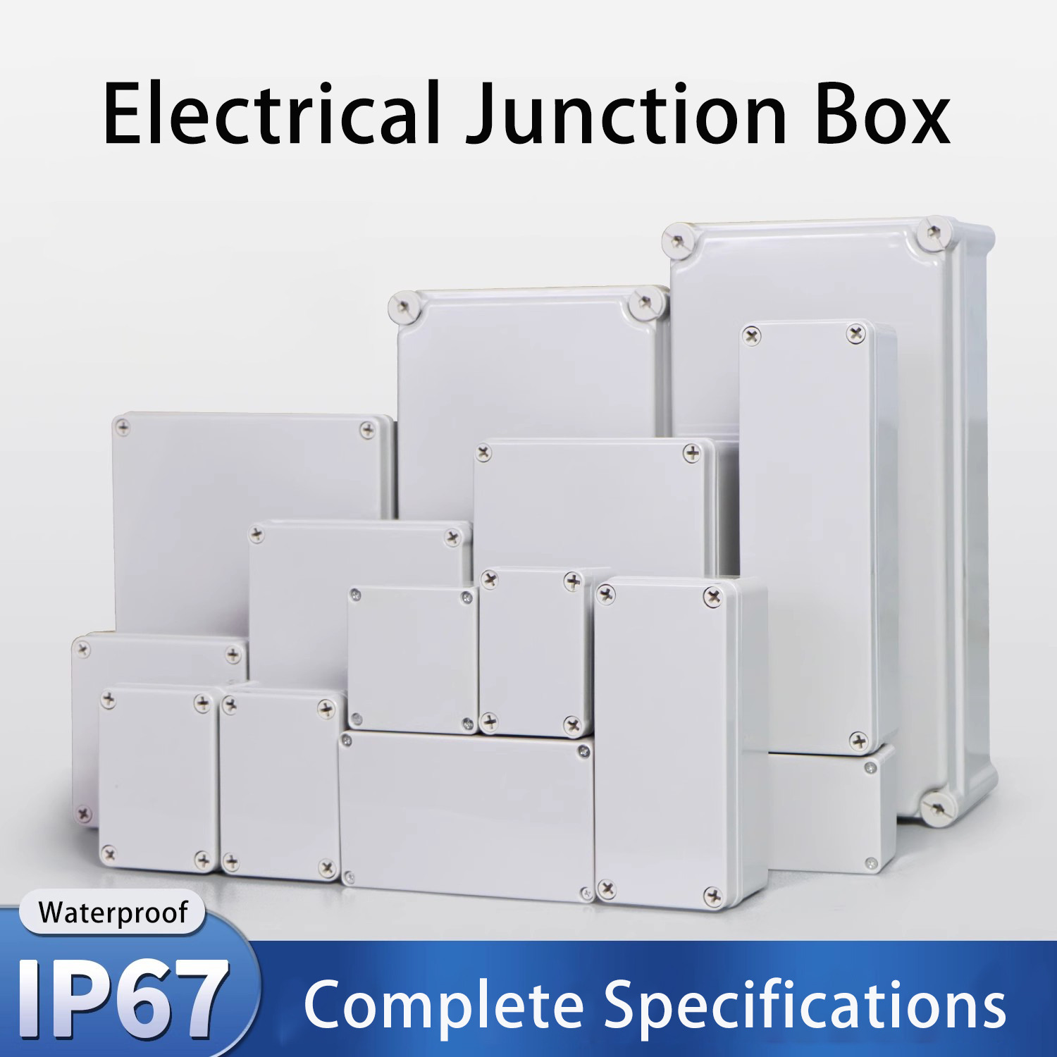 IP67 Gray/Transparent Cover Ou - مراجعة Outdoor Power Junction وسعره