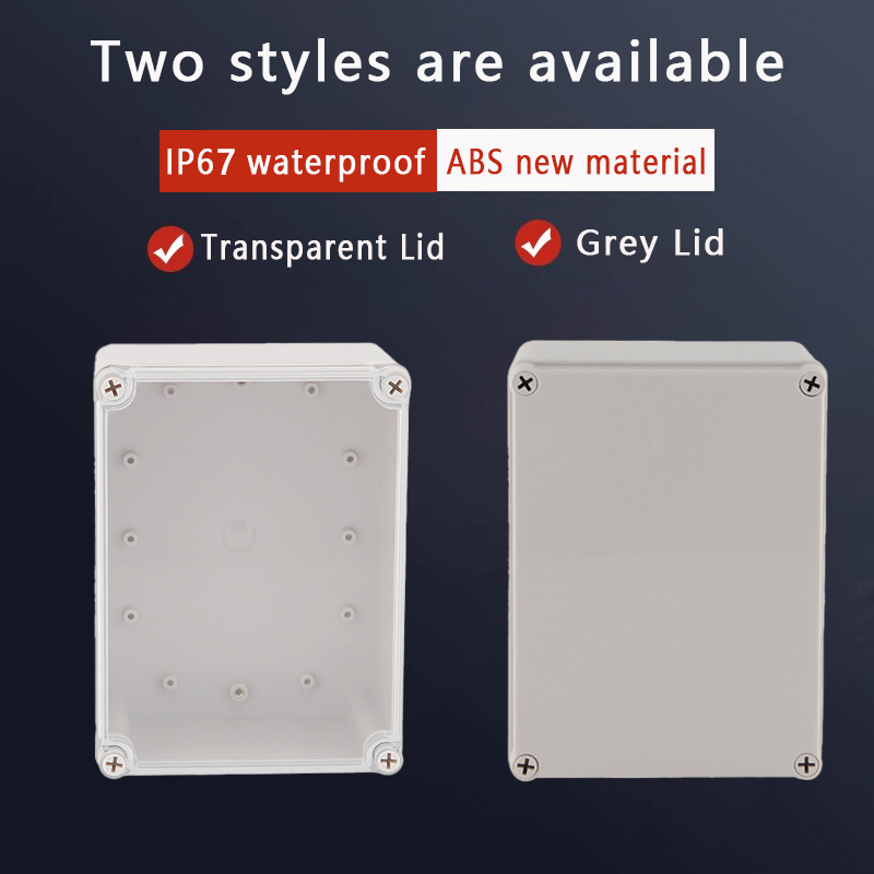 IP67 Gray/Transparent Cover Ou - مراجعة Outdoor Power Junction وسعره