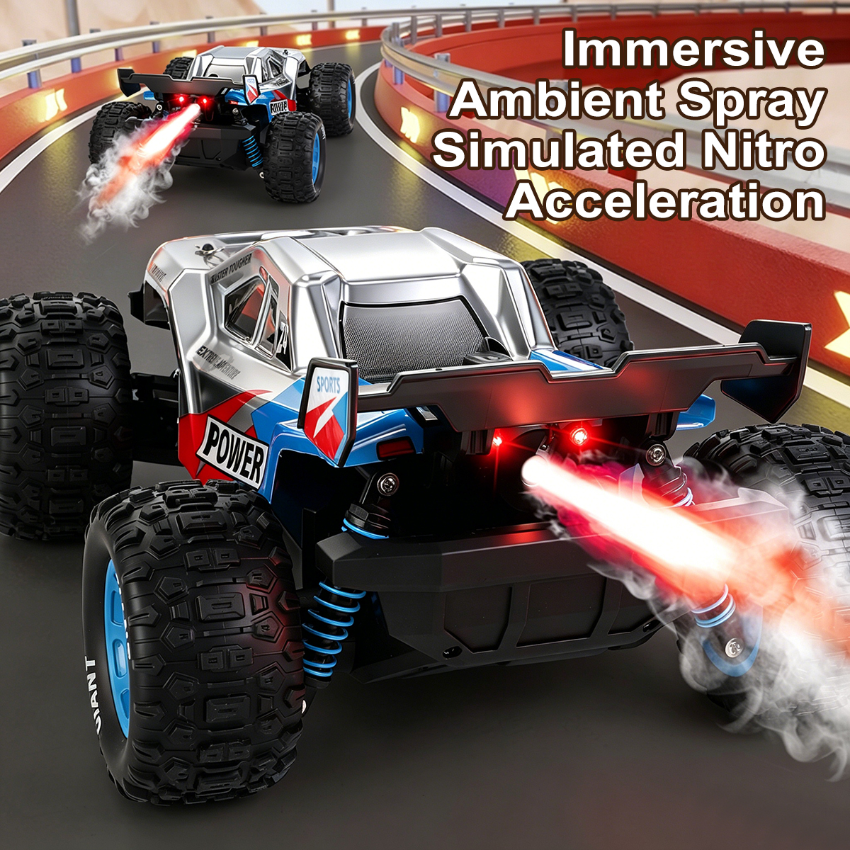 New 1:16 Spray RC Cars Buggy T - مراجعة Outdoor Power For Xmas Lights وسعره