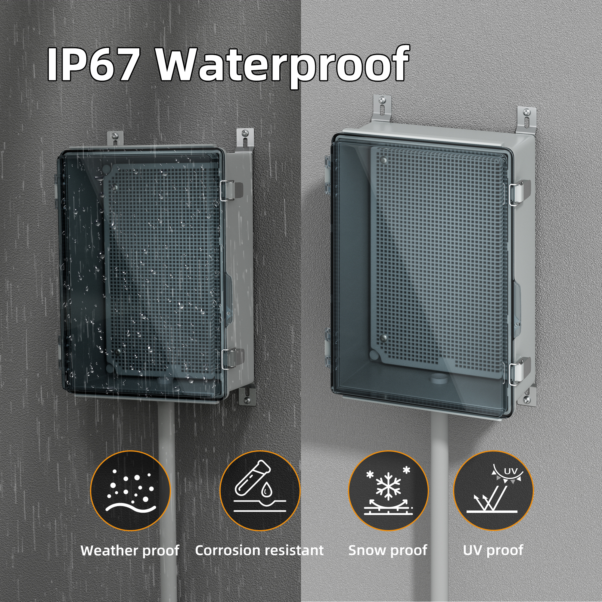 Clear Electrical Enclosure Box - مراجعة Outdoor Power Outlet Box وسعره
