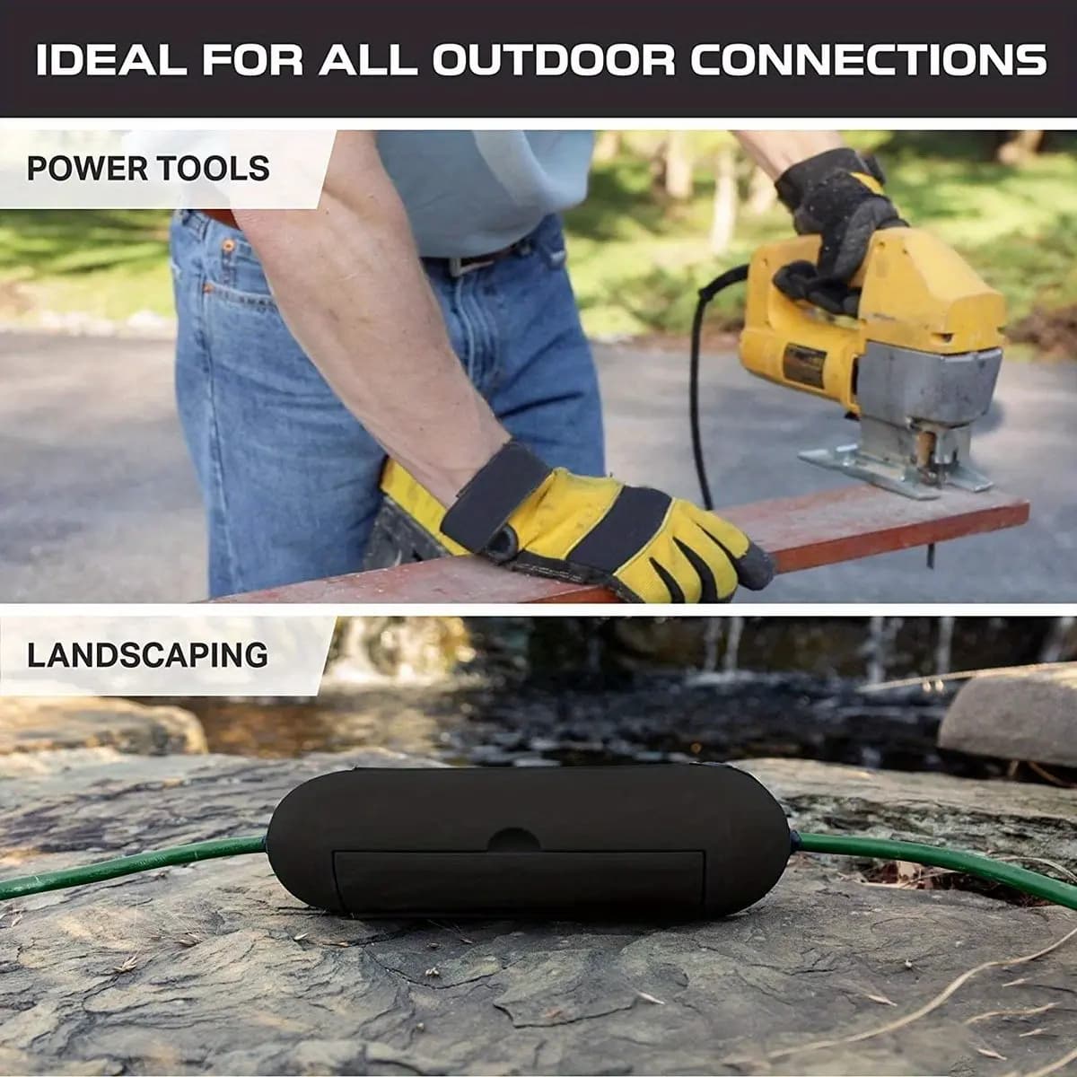 Outdoor Extension Cord Sleeve  - مراجعة Outdoor Power Outlet Extension وسعره