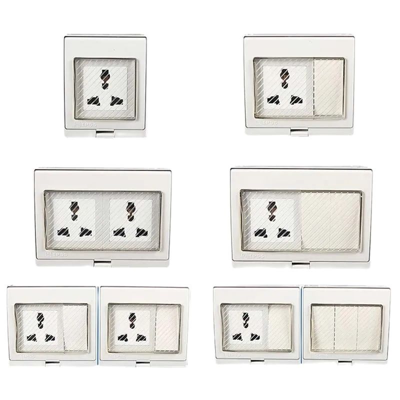 1PCS White AU UK EU US Univers - مراجعة Outdoor Power Outlet Extension وسعره