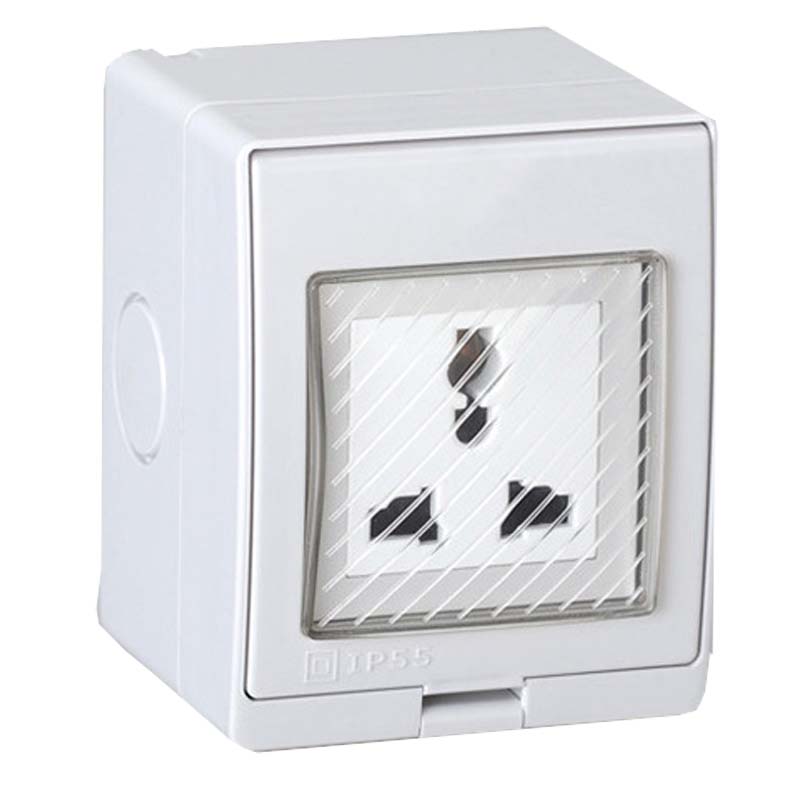 1PCS White AU UK EU US Univers - مراجعة Outdoor Power Outlet Extension وسعره