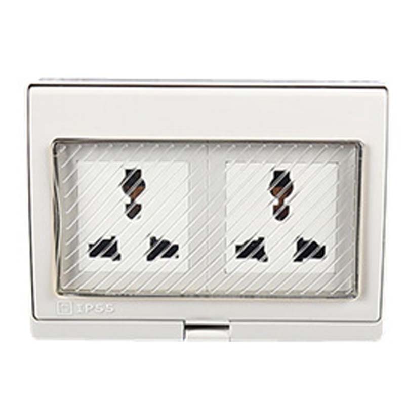 1PCS White AU UK EU US Univers - مراجعة Outdoor Power Outlet Extension وسعره