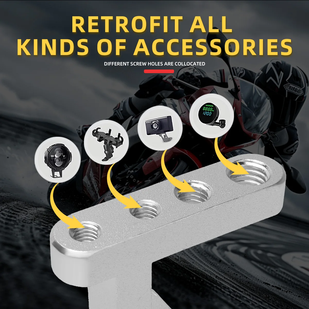 M5 M6 M8 Thread 4 Holes Motorc - مراجعة Outdoor Power Products وسعره