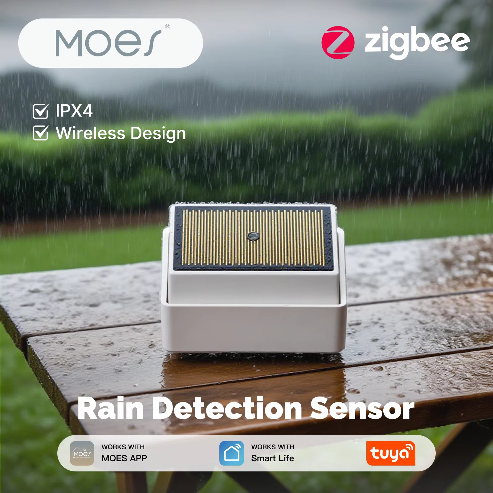 MOES Tuya ZigBee Smart Rain De - مراجعة Outdoor Zigbee Power Plug وسعره