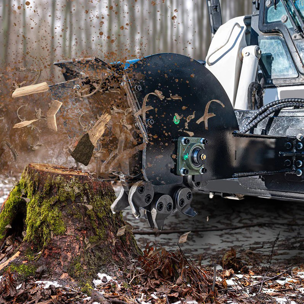 Irrigation Machine Excavator H - مراجعة Stump Grinder Attachment وسعره