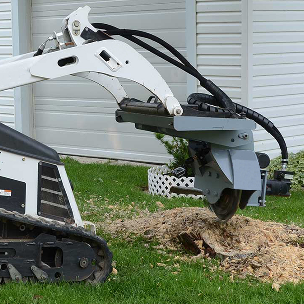 Irrigation Machine Excavator H - مراجعة Stump Grinder Attachment وسعره