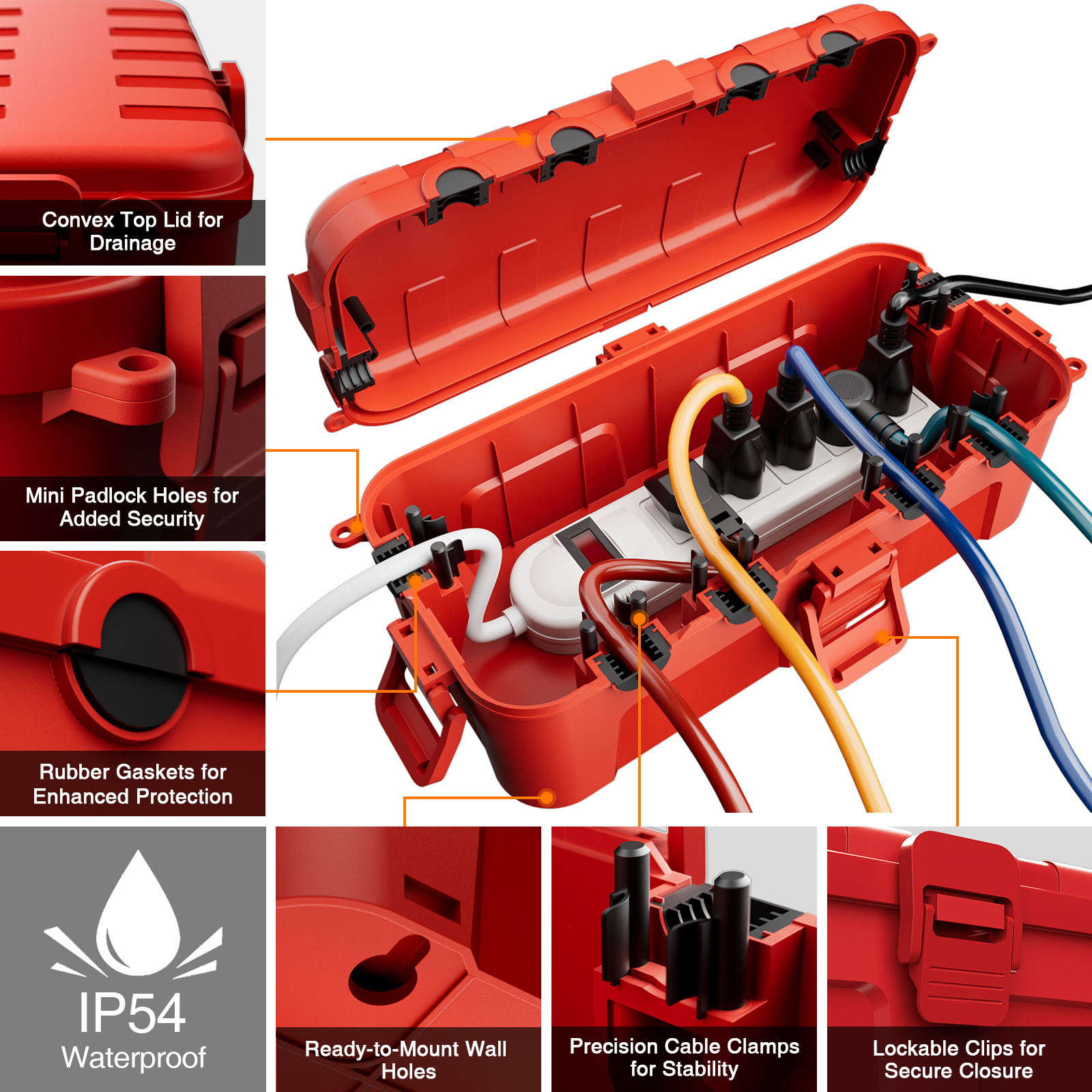 Outdoor Electrical Box Waterpr - مراجعة Outdoor Power Outlet Extension وسعره