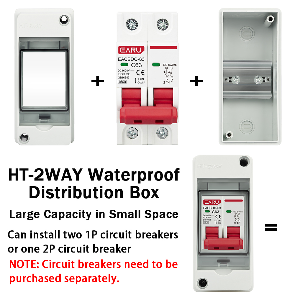 HT-2 IP65 Waterproof Distribut - مراجعة Outdoor Power Outlet Box وسعره